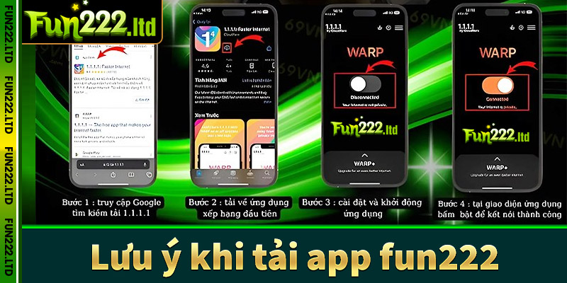 Hướng dẫn chi tiết tải app fun222 thông qua 4 bước 